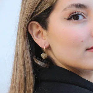 Fashion L’angelo contemplatore. Hoop earring Earrings