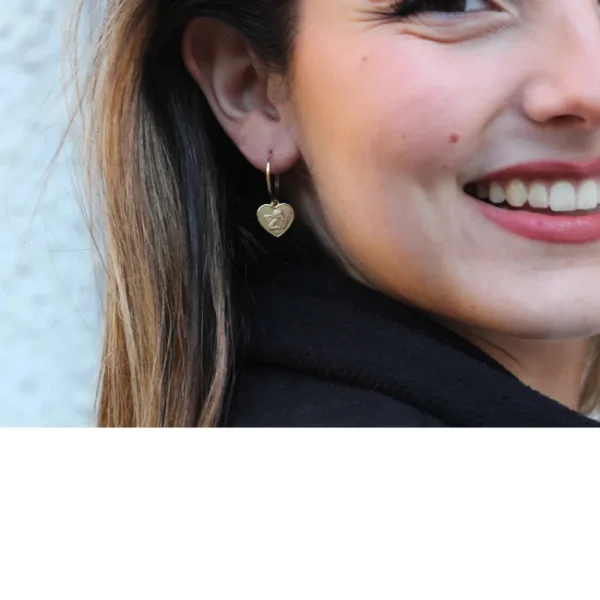 Fashion L’angelo contemplatore. Hoop earring Earrings