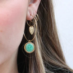 New Lavoro su me, ora. Hoop earring Earrings