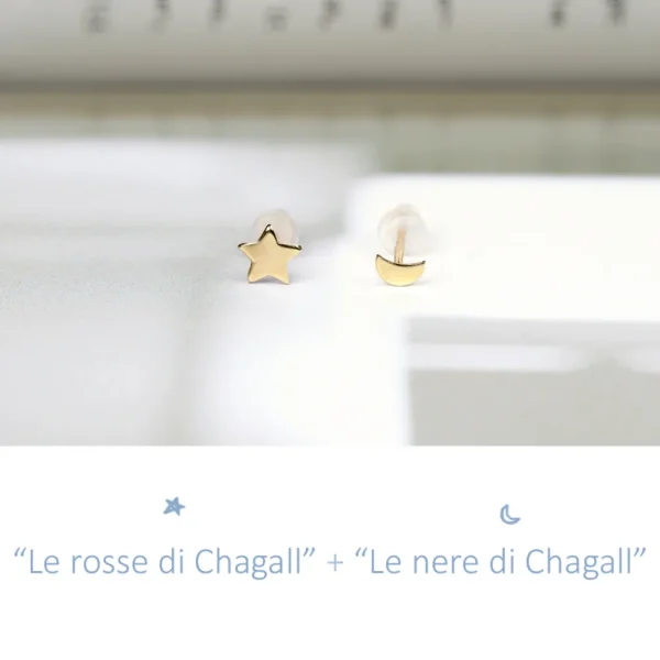 New Le rosse di Chagall. Single earrings Earrings