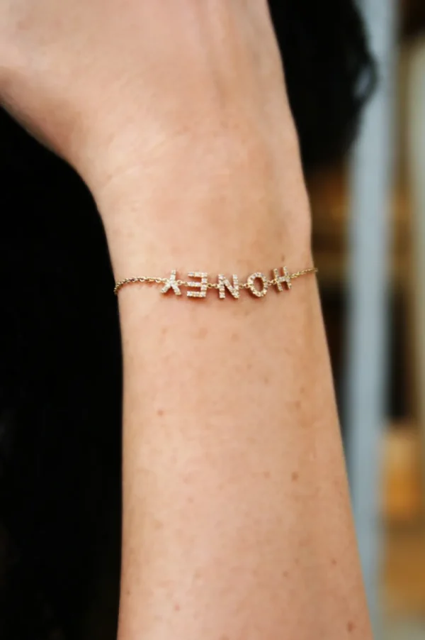 Clearance Lettera prima. Bracelet Custom-made-on-you Products