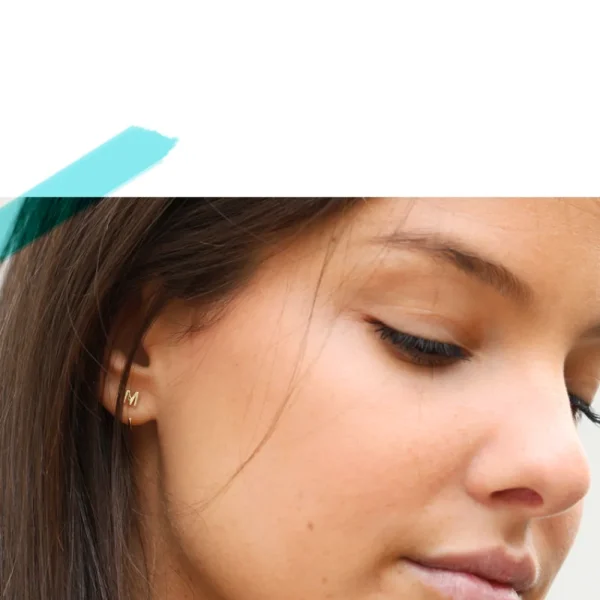 Discount Lettere in forma splendida. Single earrings Earrings