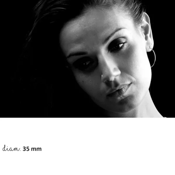 Fashion Loop 105. Single earrings Earrings
