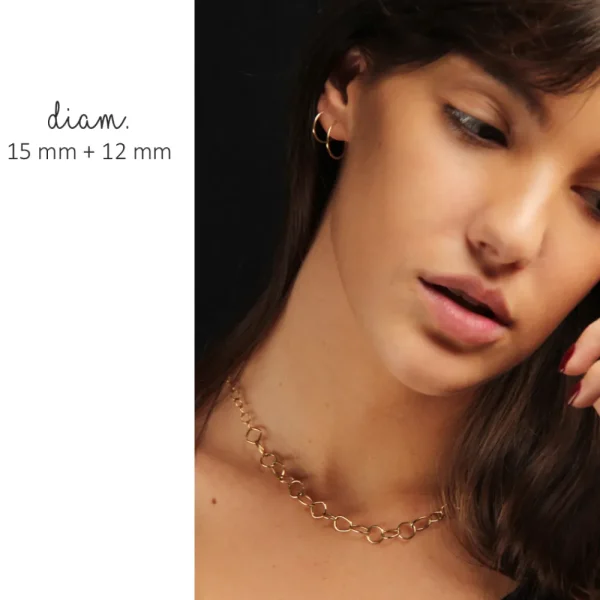 Fashion Loop 105. Single earrings Earrings