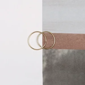 Fashion Loop 105. Single earrings Earrings
