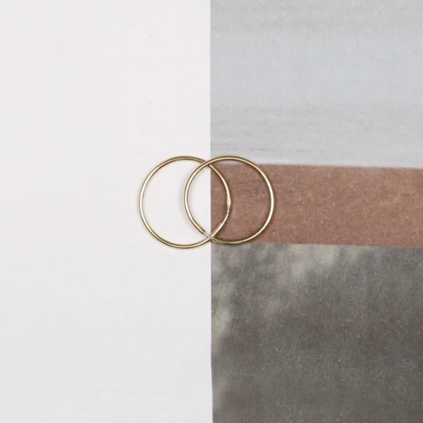 Fashion Loop 105. Single earrings Earrings
