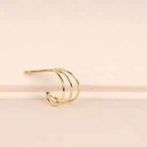 Fashion Low-fi girl. Single earring Earrings