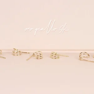 Fashion Low-fi girl. Single earring Earrings