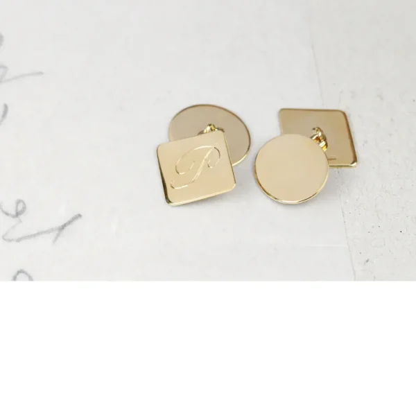 Best L’uomo di pane. Gold cuff-links Cuff-links | Customized Products