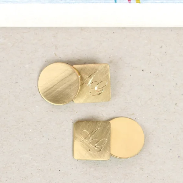 Best L’uomo di pane. Gold cuff-links Cuff-links | Customized Products