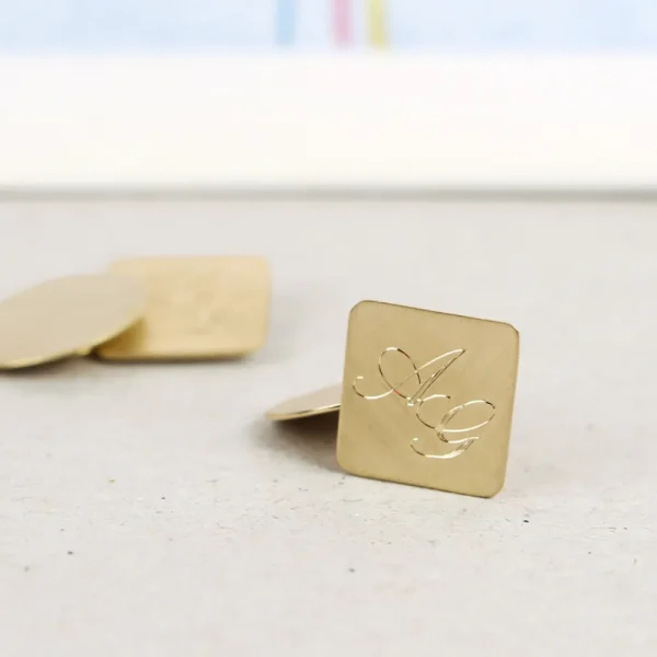 Best L’uomo di pane. Gold cuff-links Cuff-links | Customized Products