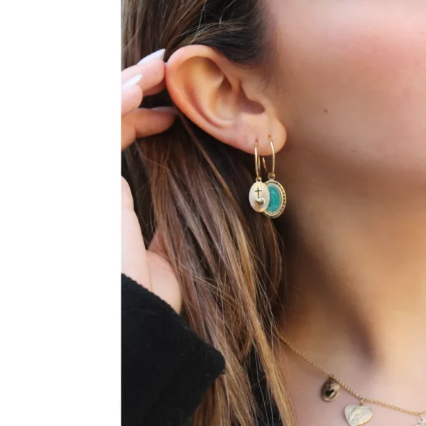 Best Maddalena accesa. Hoop earring Earrings