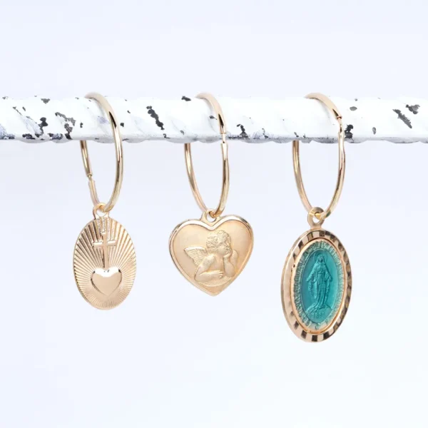 Best Maddalena accesa. Hoop earring Earrings