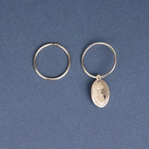 Best Maddalena accesa. Hoop earring Earrings
