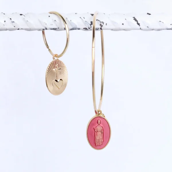 Best Maddalena accesa. Hoop earring Earrings