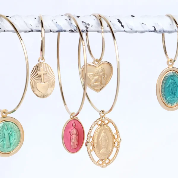 Best Maddalena accesa. Hoop earring Earrings