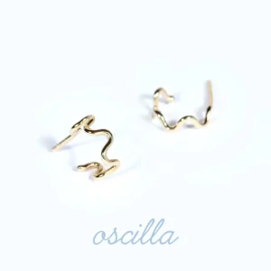 Fashion Oscilla Alto. Single earring Earrings
