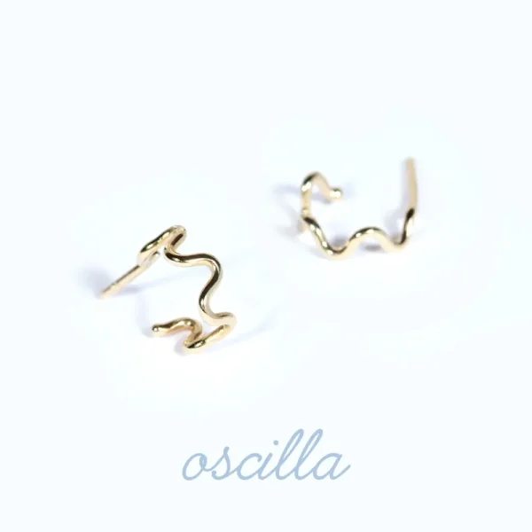Fashion Oscilla Alto. Single earring Earrings