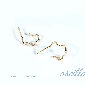 Fashion Oscilla Alto. Single earring Earrings