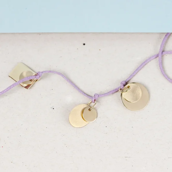 Fashion Puces. Round Gold Pendant Pendants | Customized Products
