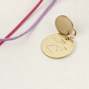Fashion Puces. Round Gold Pendant Pendants | Customized Products