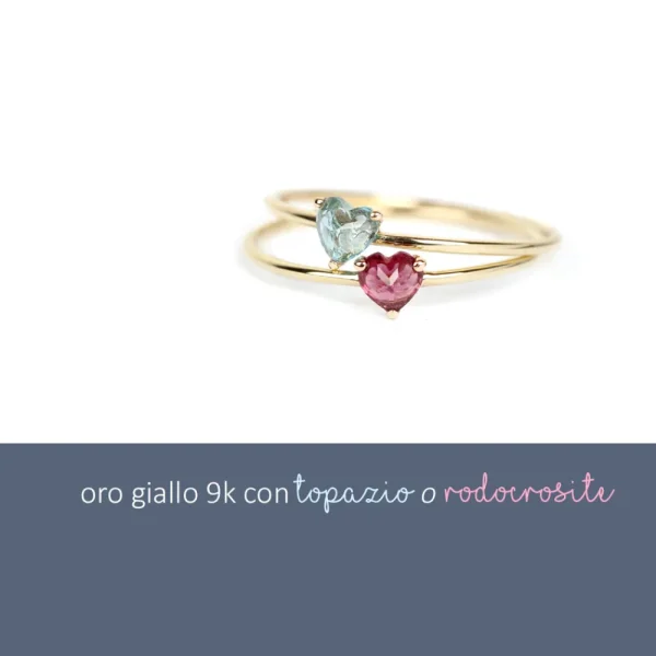 Outlet Puntacuore (Fuchsia). Ring Rings