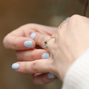 Outlet Puntacuore (Fuchsia). Ring Rings