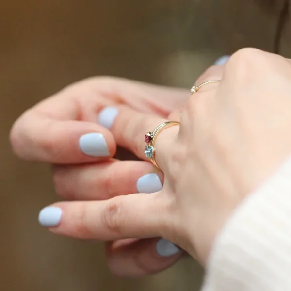 Outlet Puntacuore (Fuchsia). Ring Rings