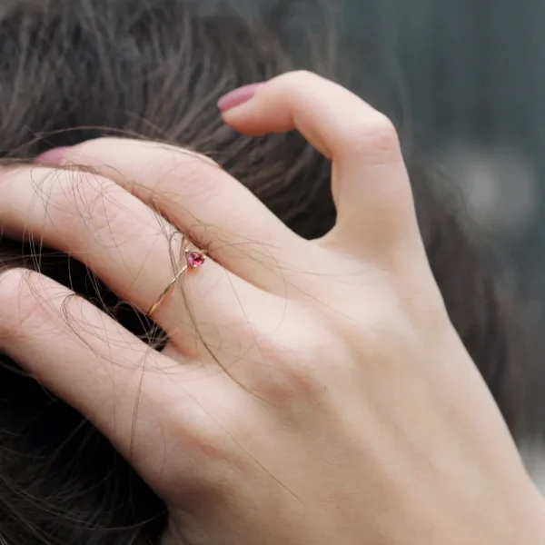 Outlet Puntacuore (Fuchsia). Ring Rings