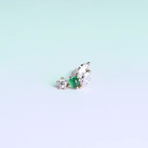 Discount Quattro (Mandelbrot set). Single earring Earrings