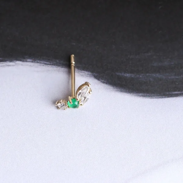 Discount Quattro (Mandelbrot set). Single earring Earrings