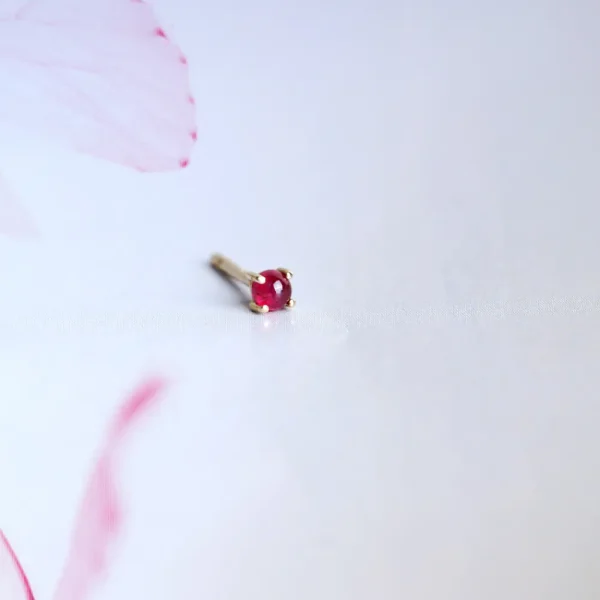 Online Red sigh. Single earring Earrings