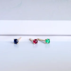 Online Red sigh. Single earring Earrings