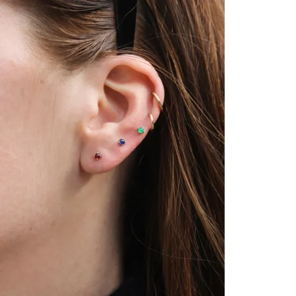 Online Red sigh. Single earring Earrings