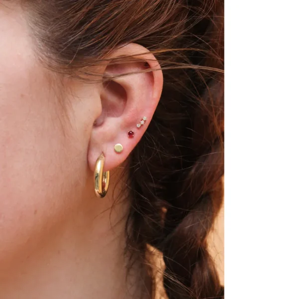 Online Red sigh. Single earring Earrings