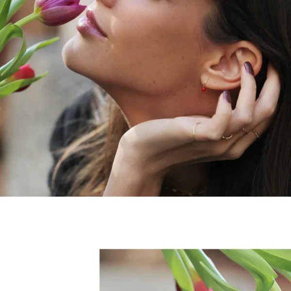 Hot Rosso Lato Nostro. Single earring Earrings