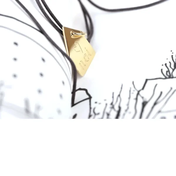 Outlet Se fosse un nido. Gold pendant Pendants | Customized Products