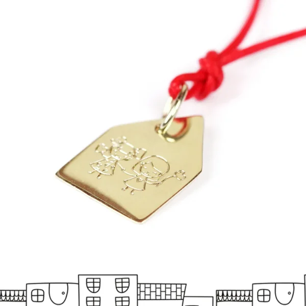 Outlet Se fosse un nido. Gold pendant Pendants | Customized Products