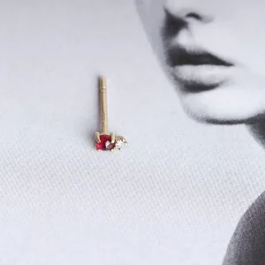 Hot Sei (Mandelbrot set). Single earring Earrings