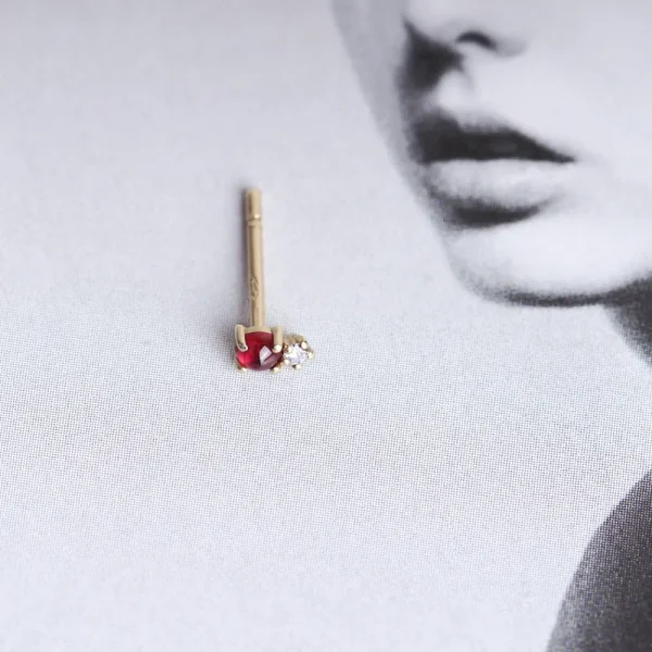 Hot Sei (Mandelbrot set). Single earring Earrings