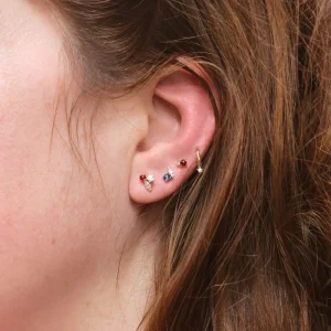 Hot Sei (Mandelbrot set). Single earring Earrings