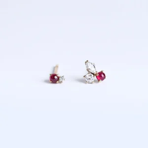 Hot Sei (Mandelbrot set). Single earring Earrings