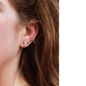 Hot Sei (Mandelbrot set). Single earring Earrings
