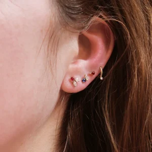 Hot Sei (Mandelbrot set). Single earring Earrings