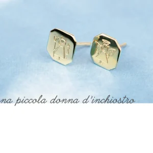 Discount Una piccola donna d’inchiostro. Single stud Earrings | Customized Products