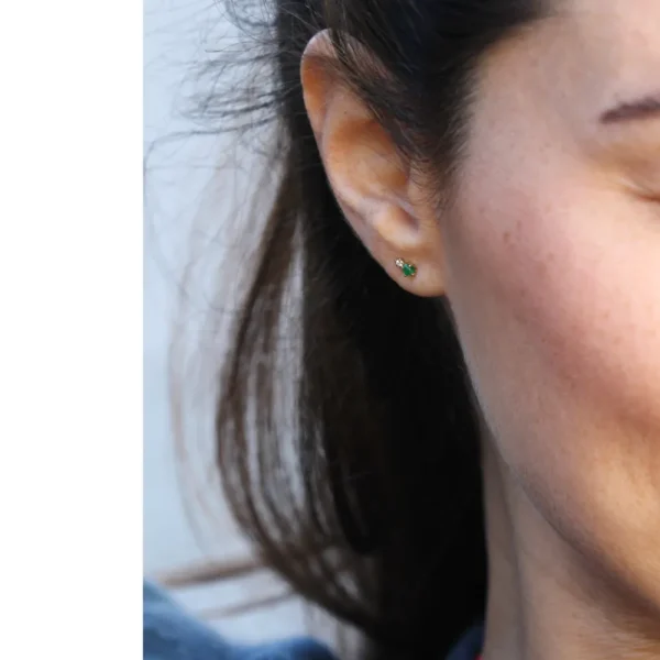 Hot Uno (Mandelbrot set). Single earring Earrings
