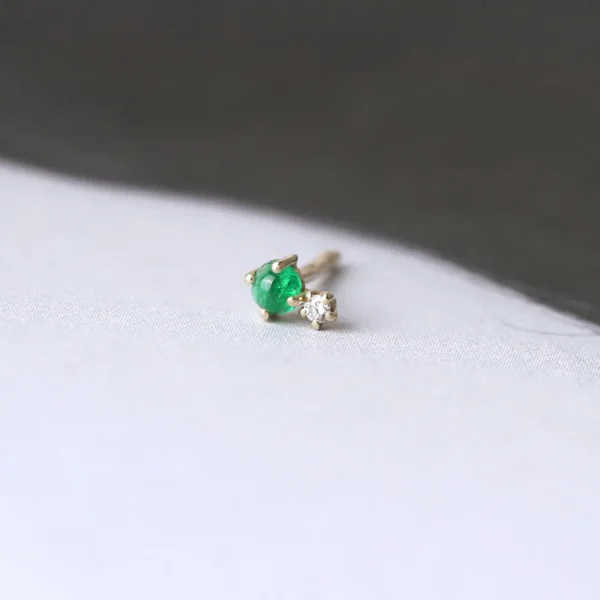 Hot Uno (Mandelbrot set). Single earring Earrings