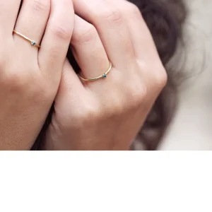 Sale What if (blue diamond). Ring Rings