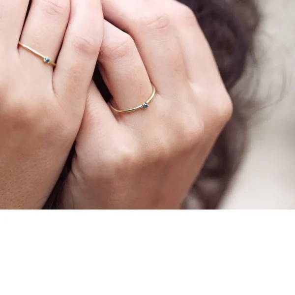 Sale What if (blue diamond). Ring Rings