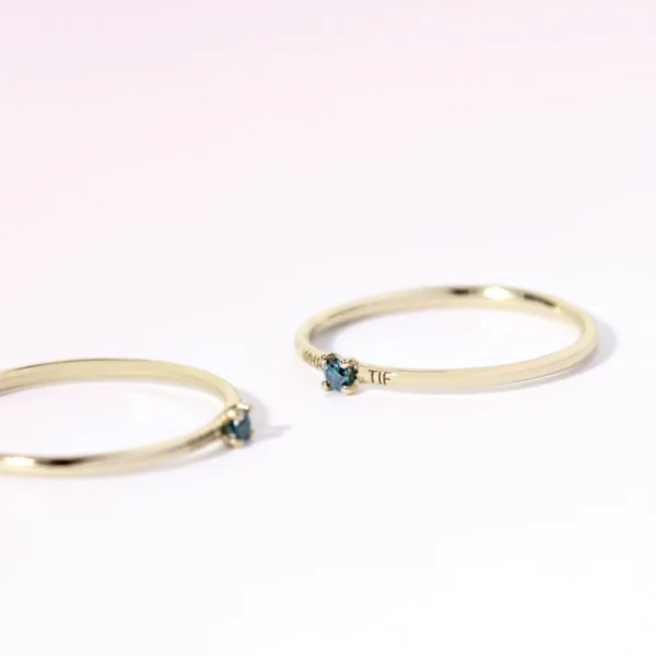 Sale What if (blue diamond). Ring Rings